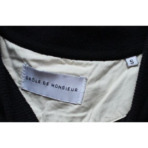 Drole de Monsieur Black 'Not From Paris Madame' Sweatshirt Sweater Size Small - Picture 5 of 6